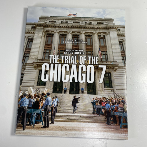Trial of the Chicago 7 FYC DVD Sacha Baron Cohen Michael Keaton RARE free ship - Picture 1 of 6