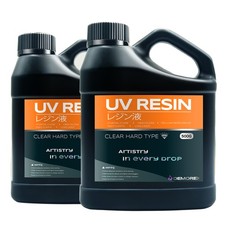 UV Resin Crystal Clear Hard Type - Fast Curing UV Epoxy Resin for Jewelry Mak...