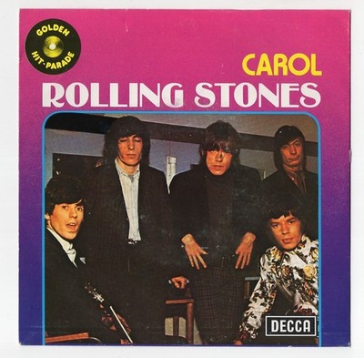 The ROLLING STONES * Carol * 1973 BELGIUM ORANGE VINYL 7'' 45 * EX/EX *