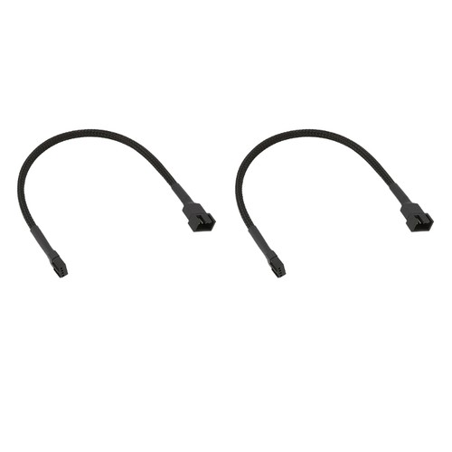 2Pcs 3/2/1 Way 4Pin Fan Splitter Extension Cable Fan Converters for Computer Fan - Afbeelding 5 van 11