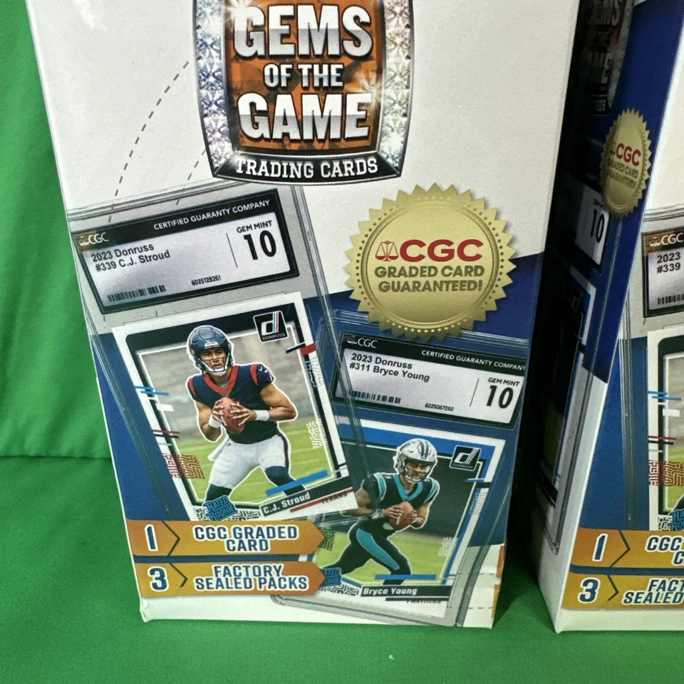 2025 Gems of the Game Football Box!! 1 CGC graded card And 3 sealed packs 🔥 - Image 3 of 4