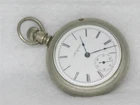 ANTIQUE 18S ELGIN WIND-UP SILVEROID POCKET WATCH, FOR REPAIR!