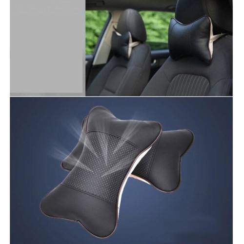 Cojín Transpirable Soporte Cuello Cojín Espalda para Coche (Negro) - Imagen 4 de 11