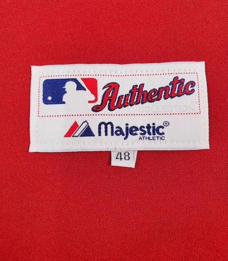 Camiseta majestuosa auténtica firmada por Eric Byrnes de los Arizona Diamondbacks talla 48 (certificado de autenticidad JSA Foto 4 de 4