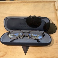 Bugle Boy Women  s Dual Frame Vintage Sunglasses Removable Lens W/ Case Oval