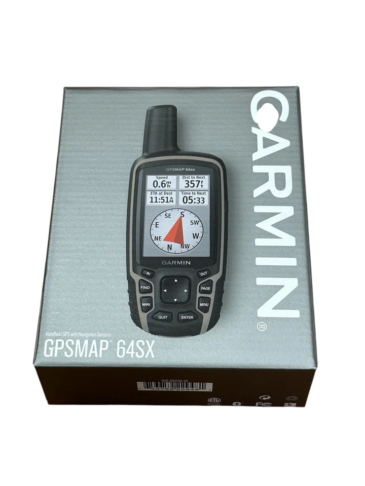 Garmin GPSMAP 64sx Handheld Hiking GPS w/ Altimeter, Compass & Topoactive Maps - Image 2 of 4