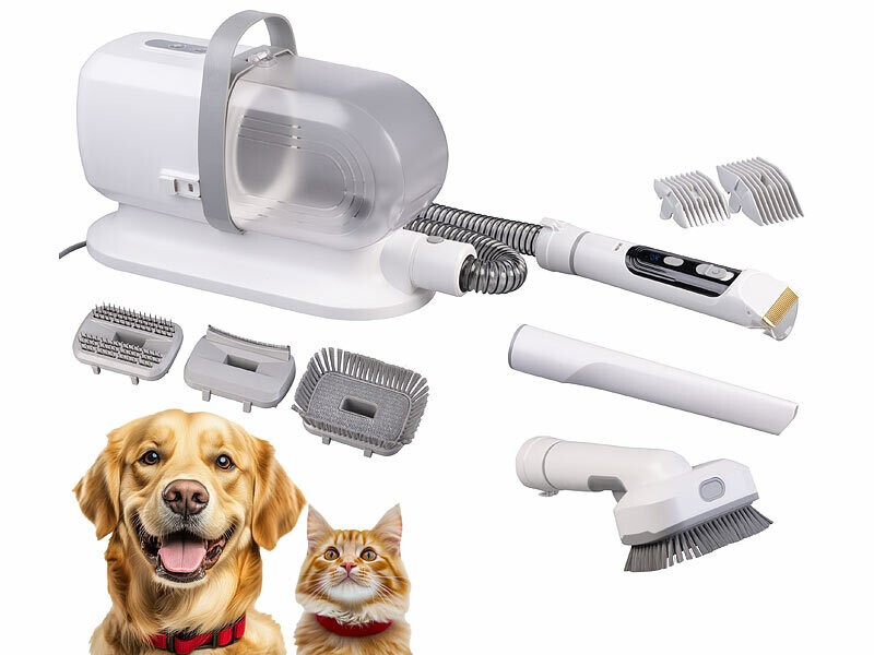 Tondeuse pour animaux avec aspirateur de poils et séchoir SweetyPet