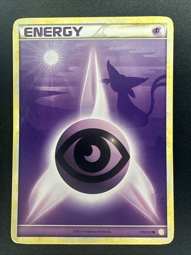 Psychische Espeon Energie 119/123 HeartGold & SoulSilver Pokemon Karte MP