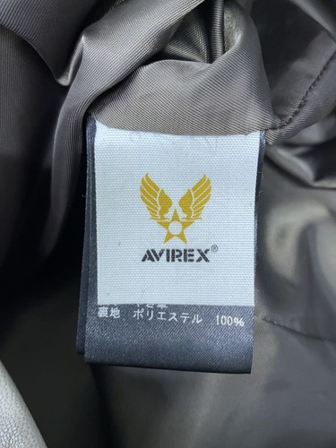 Gray AVIREX Rider Jacket in Goat Leather, Size M, Model 6181062 - Picture 4 of 6