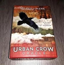 Urban Crow Oracle MJ Cullinane 54 Tarot Card Deck and Guidebook COMPLETE