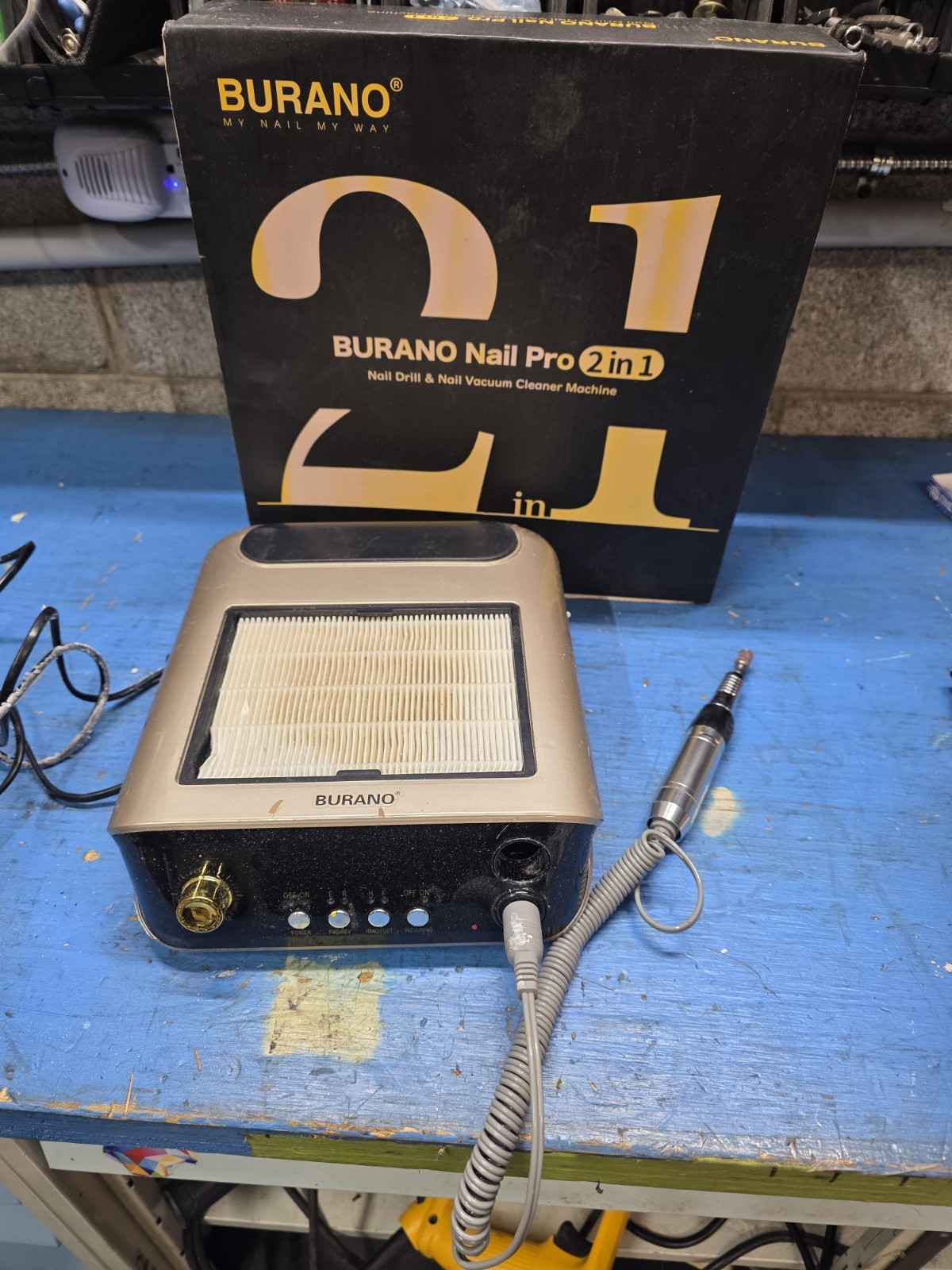 Burano Nail Pro 2 In 1 Drill And Vacuum