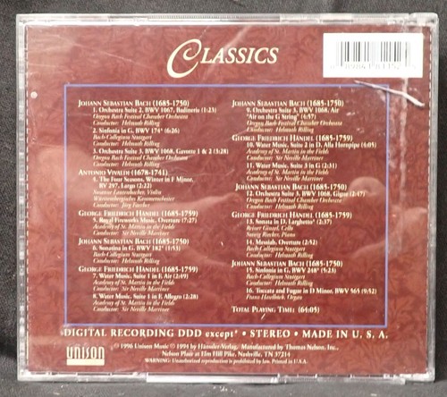 Classics - The Masterpiece Collection - Unison CD 1996 - Picture 2 of 3