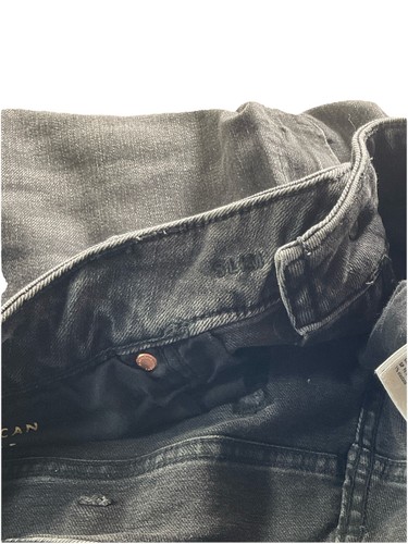 American Eagle Slim Leg Jeans AE AirFlex+ Mid Rise Stretch Washed Schwarz 38 x 33 - Bild 7 von 7