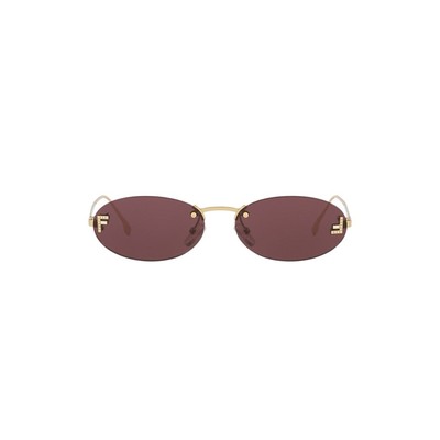 FENDI First FE4075US 30Y Crystal Shiny Endura Gold Violet