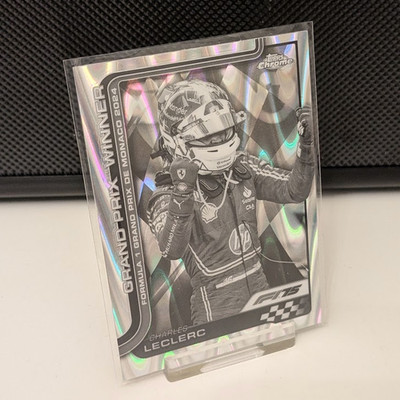 Charles Leclerc Raywave Topps Chrome Formula 1 2025 Grand Prix Winner 100