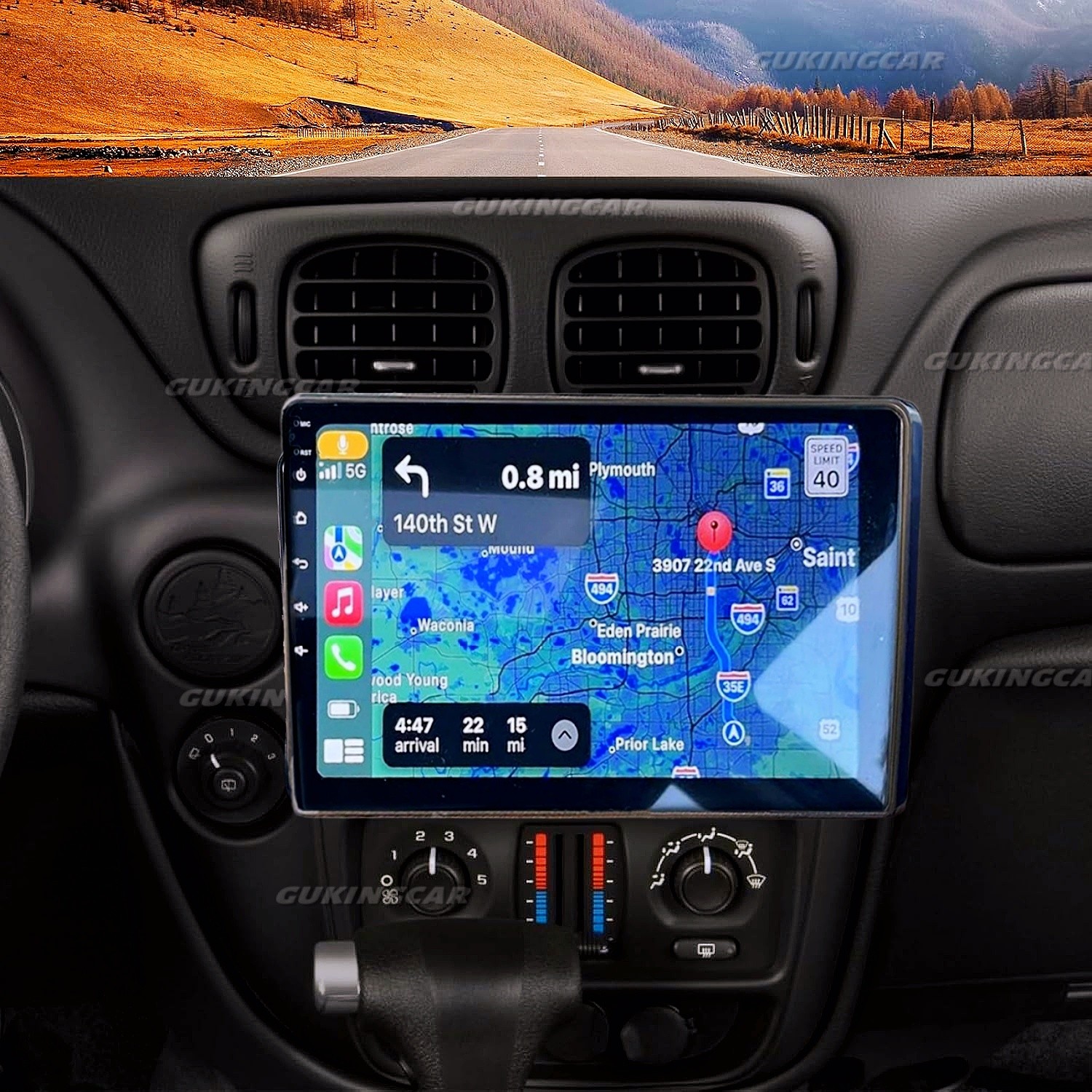 Stereo For Chevrolet Trailblazer 2002-2009 Android Carplay
