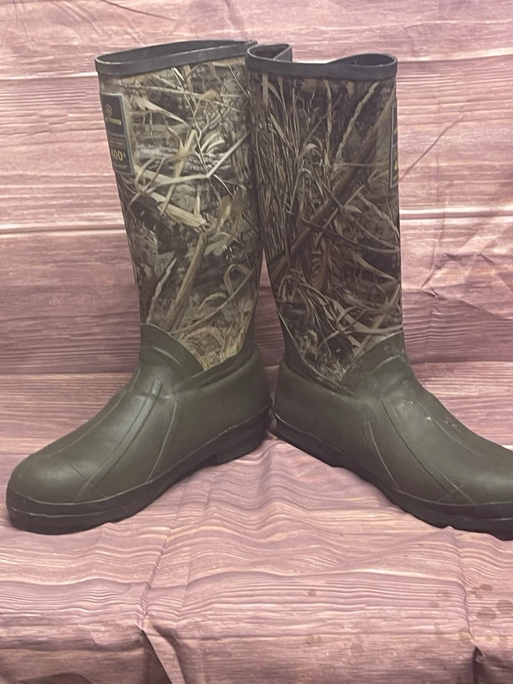 Game Winner Scent Free 400g Thinsulate Ultra  Insulation Camo Boots Size 12 Men - Image 4 of 4