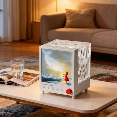 Projecteur de lumière Galaxy 7 couleurs pour chambre à coucher, table de - Photo 1/4