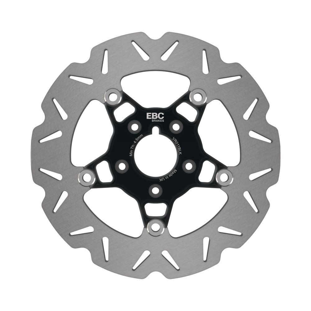 EBC Float Vee Front Disc BLK Hub Front Left for Indian Chief Springfield 2002-07