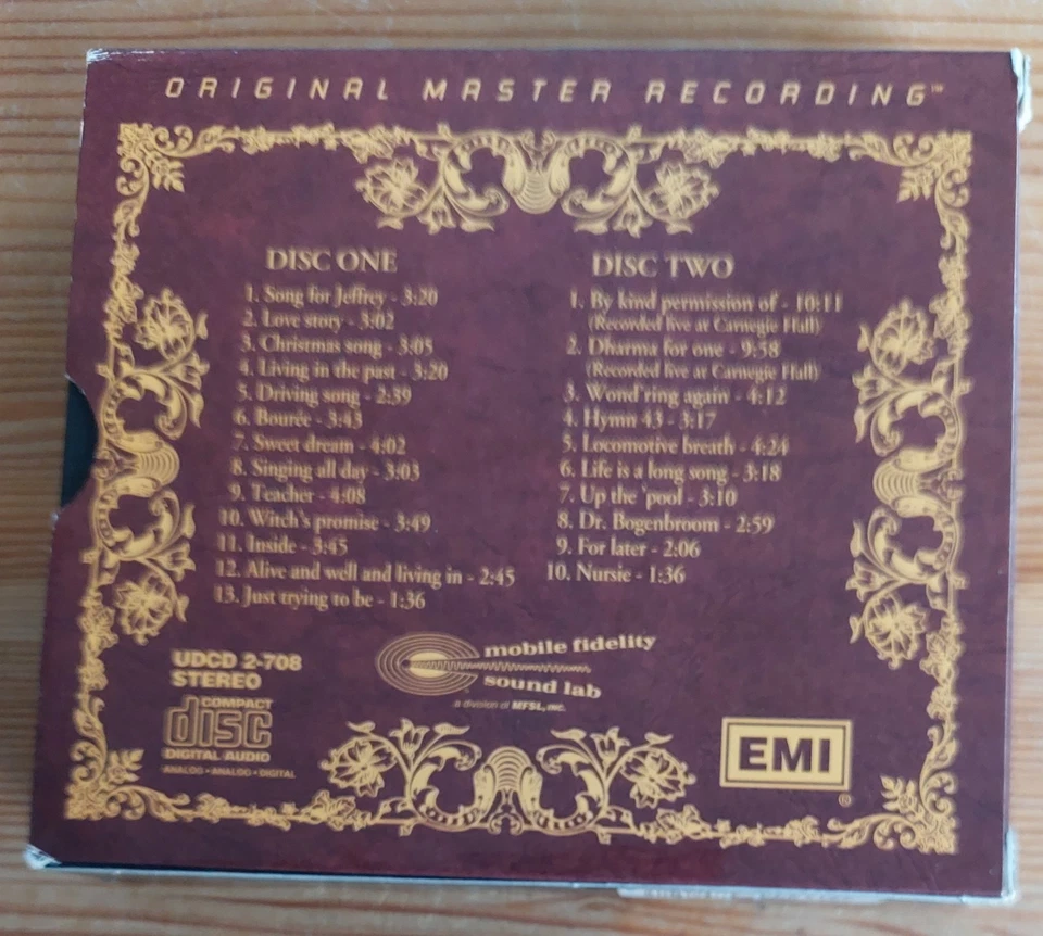 CD Jethro Tull/ Living In The Past - Original Master Recording - Bild 3 von 4