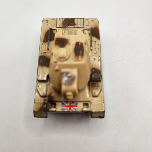 British Desert Tank Toy Model Miniature Camouflage T286 Union Jack UK Army Toy - Picture 2 of 5
