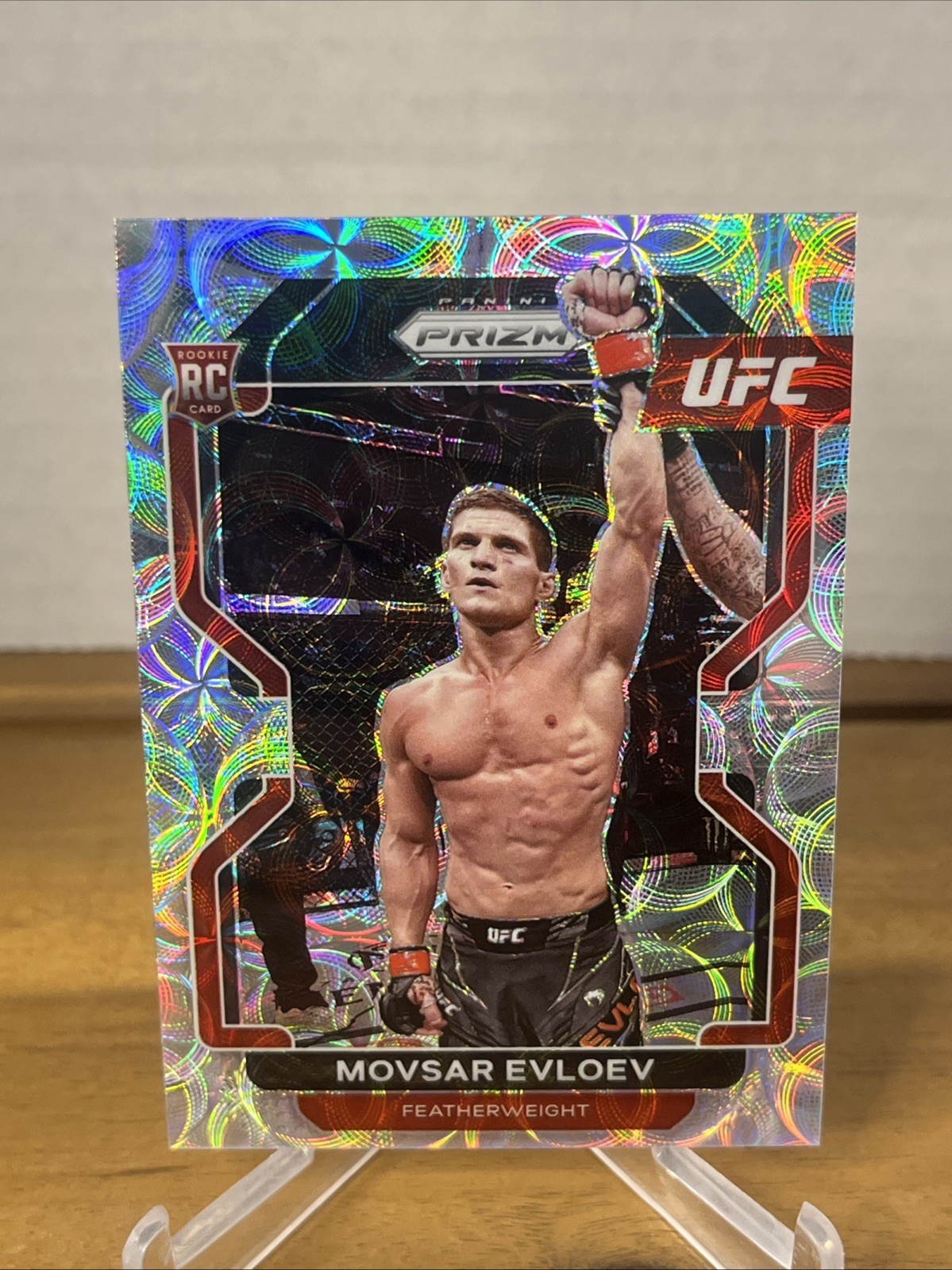 2022 PANINI PRIZM UFC 130 MOVSAR EVLOEV ROOKIE PREMIUM BOX SET PRIZM 74/99