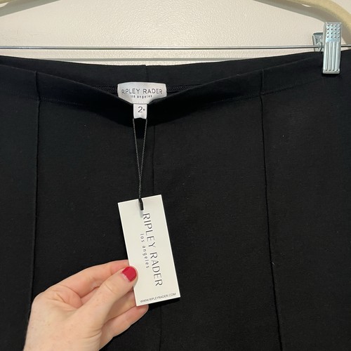 Ripley Rader neu mit Etikett schwarz Ponte Strick gerades Bein Hose Größe 2+ - Bild 5 von 9