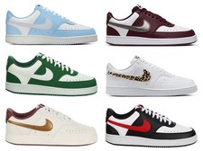 Nike Women's Court Vision Low Top Casual Training Shoes Sneakers- Holiday Style