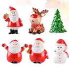 24 PCs Weihnachten Harz Craft Wishcape Miniatur Garden Party (Zufallsstil)