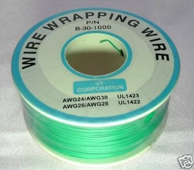 Prototype Wire wrap cable 30AWG 30# 300M Green WII Xbox #hj