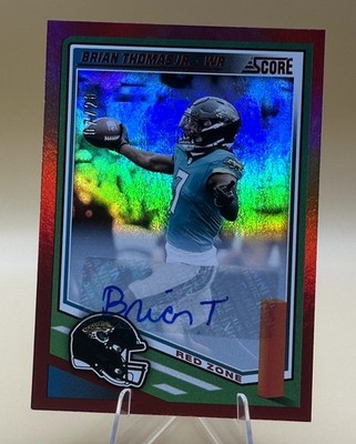 ‼️2025 Panini Score Brian Thomas Jr. Auto #7/20 Jacksonville Jaguars