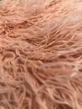 Light orange faux flotaki fur for Newborn Photography