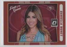 2016 Donruss Optic Fans of the Game Red 35/99 Daniella Monet #5 2u3