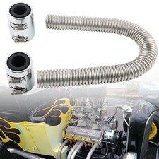 Flexible 24 Stainless Steel Radiator Hose Kit - Universal Coolant Adapter For 1 Flexible 24 Stainless Steel Radiator Hose Kit - Universal Coolant Adapter For 1