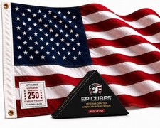 EPICUBES American Flags for Outside 3x5, Made in USA, Heavy Duty 210D Nylon