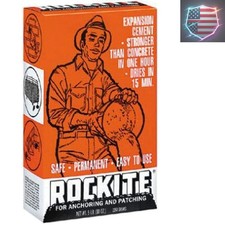 Rockite Cement 15 Min 5 Lb, No Size, White, 80 Ounce