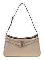 Guess Ella Shoulder Bag Schultertasche Tasche Taupe Beige Neu
