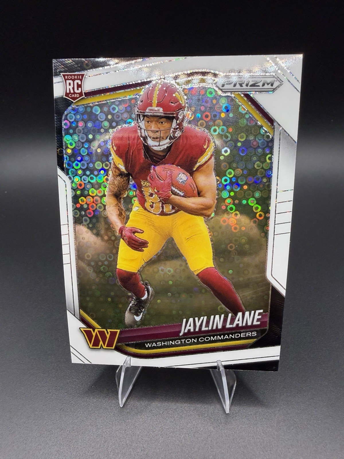 2025 Panini Prizm - Rookies Jaylin Lane #356 White Disco Prizm (RC)