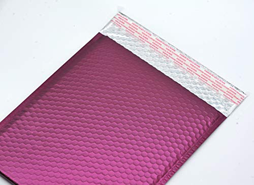 ProLine Matte Metallic Bordeaux Wine Red Bubble Padded Mailers Extra Wide #0 - Afbeelding 2 van 6