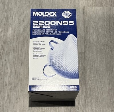 Moldex 2200N95 Particulate Respirator Mask New Full Box