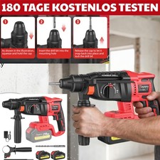 3-in-1 Akku Bohrhammer St&uuml;ck Bohrer Zubeh&ouml;r Funktionen Akku Schlagbohrschrauber