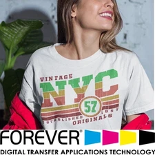 Heat Transfer Paper FOREVER Laser Transparent NO BACKGROUND 8.5”x11” - 20 Sheets