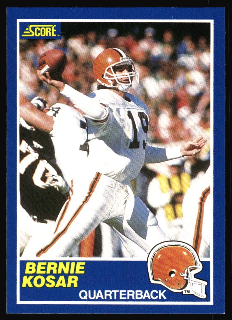 1989 Score Bernie Kosar #9 Cleveland Browns