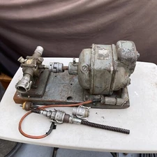 Simer Bronze Paddle Pump, 3/4" W/ Leland 1/3HP Motor,Kamlok Connectors Working.