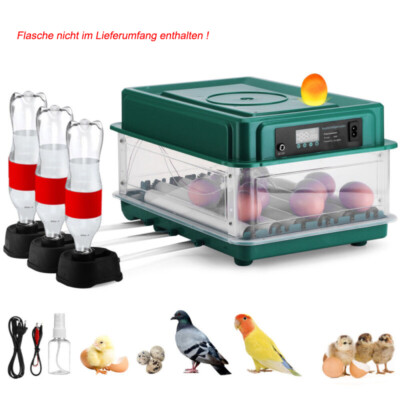 Brutmaschine 24-30 Eier Inkubator Vollautomatische Brutautomat Egg Incubator DHL