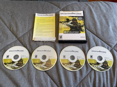 Counter-Strike: Source (PC, 2005) 4 Disc Set Complete With CD 