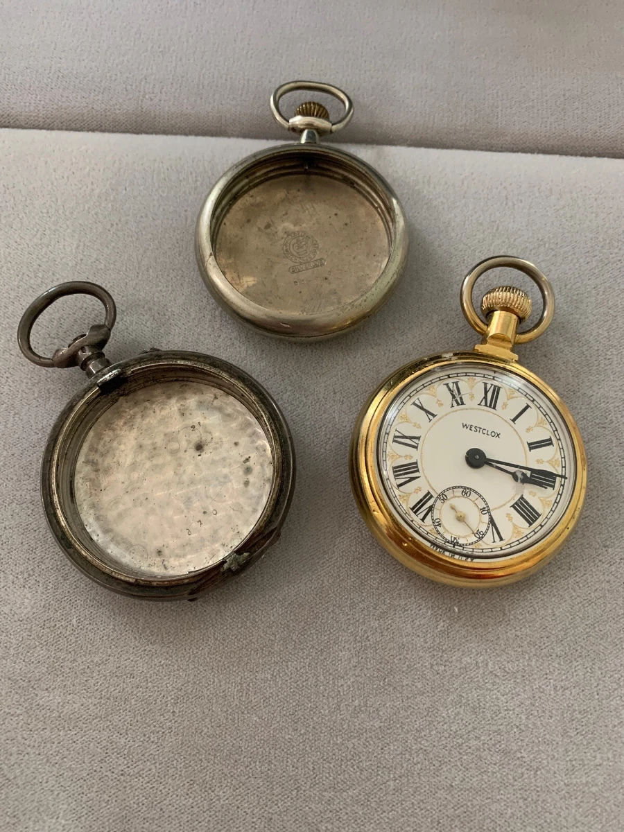 Westclox wind top up pocket watch
