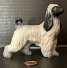 Vintage Afghan Hound Porcelain Figurine Hand Painted