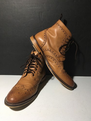 aston grey payton wingtip boot