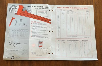 Vintage catalog Armstrong Bridgeport tools Lansing MI 8 pgs wrenches  wratchets | eBay